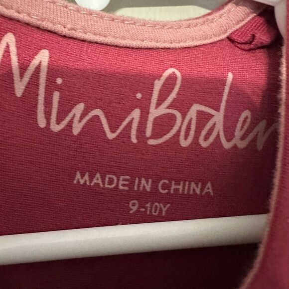 Mini Boden Girls 9-10 Jumpsuit Pink Sleeveless Romper Spring - Picture 2 of 3